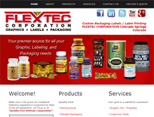 Tablet Screenshot of flextec.net